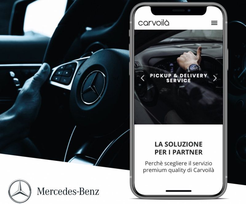 Carvoilà-Collaborazione con Mercedes Benz Italia